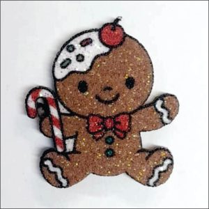 Biscoitinho Adesivo com 16 unidades - Medidas Alt: 2,7cm x Larg: 2,4cm