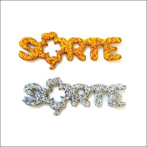 Sorte adesiva pacote com 18 unidades - Medidas: L 4,2 x A 1,5 cm